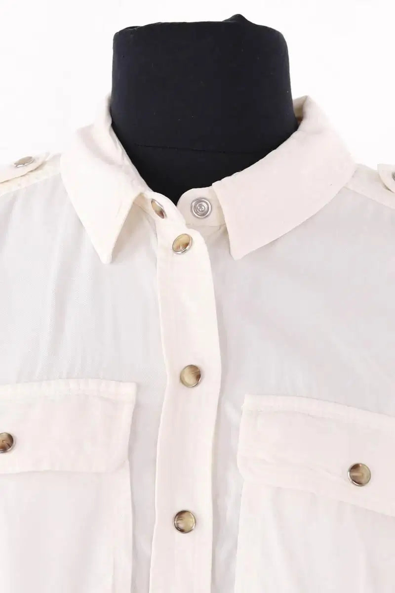 Blouse Sézane Beige en Viscose