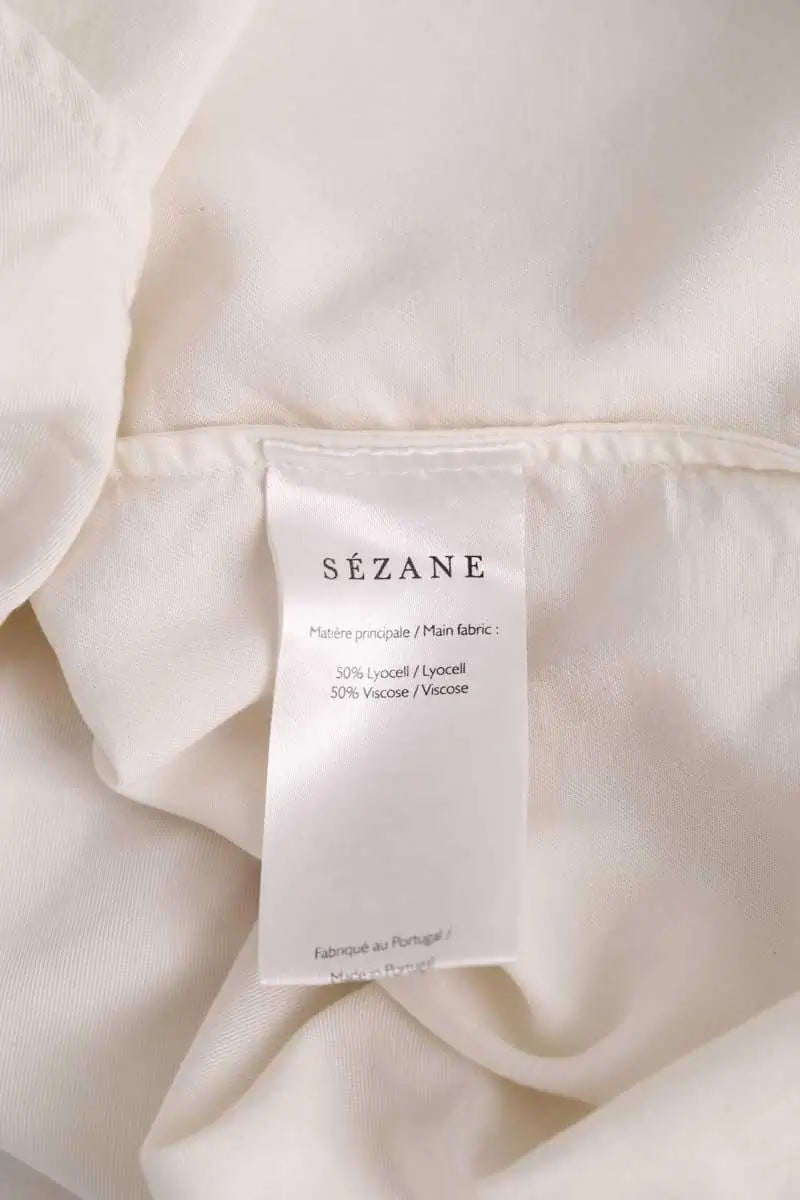 Blouse Sézane Beige en Viscose