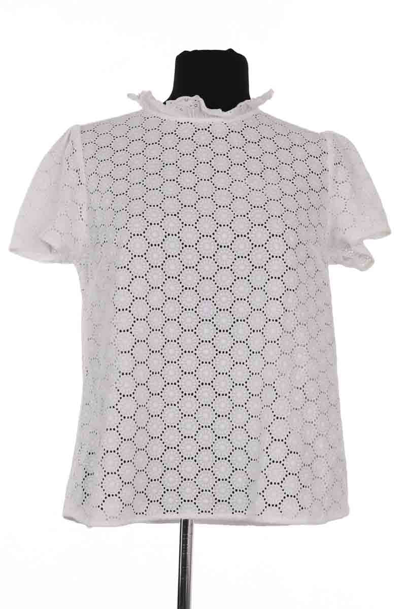 Blouse Sézane Blanc en Coton, taille L - Seconde Main