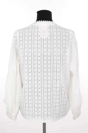 Blouse Sézane Blanc en Coton