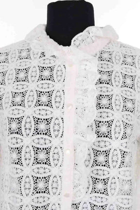 Blouse Sézane Blanc en Coton