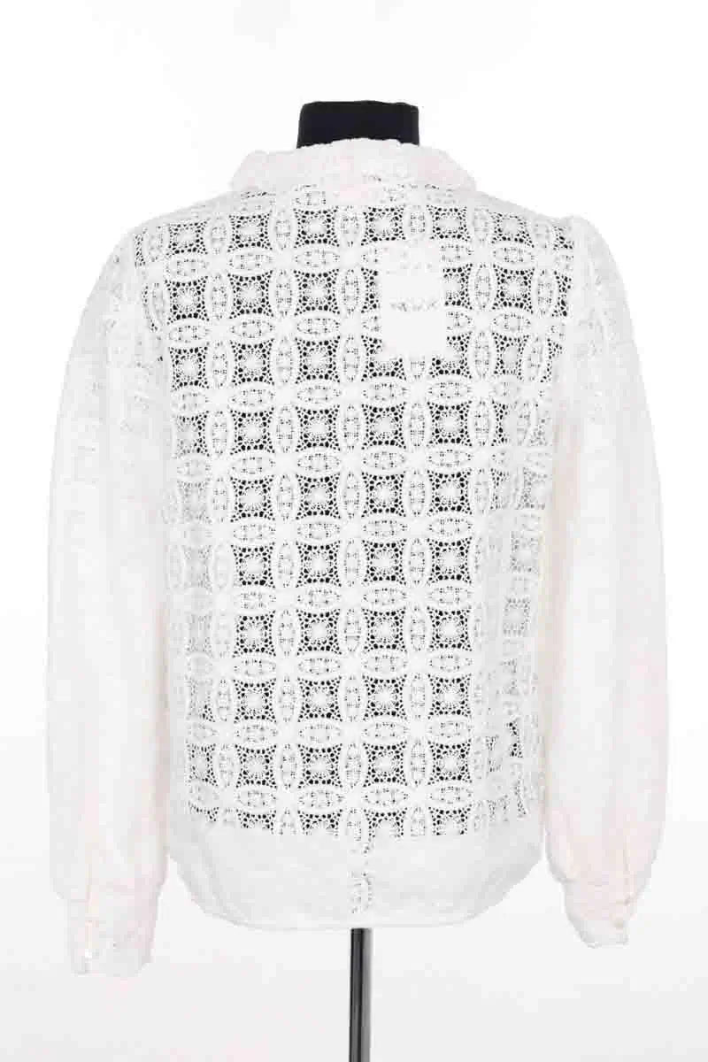 Blouse Sézane Blanc en Coton