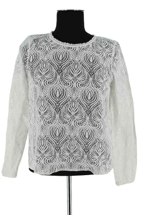 Blouse Sézane Blanc en Coton, taille S - Seconde Main
