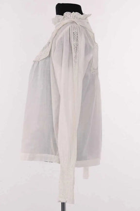 Blouse Sézane Blanc en Coton