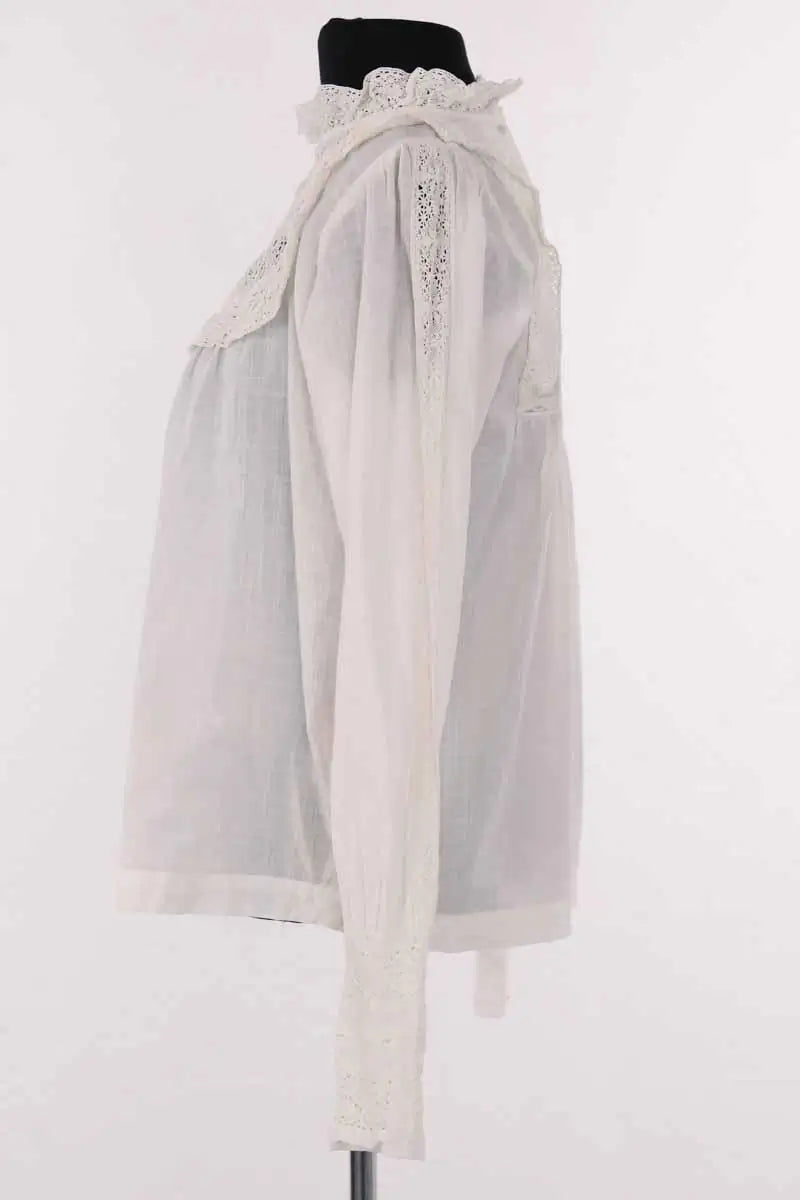 Blouse Sézane Blanc en Coton