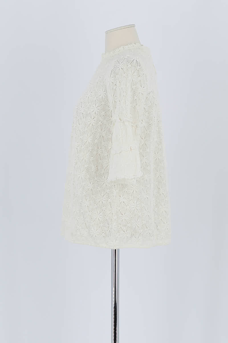 Blouse Sézane Blanc en Coton