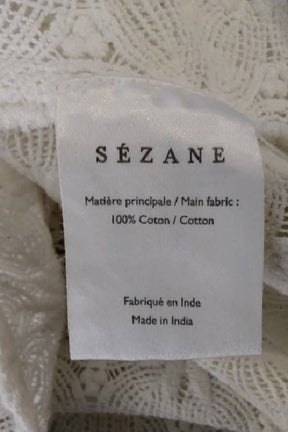 Blouse Sézane Blanc en Coton