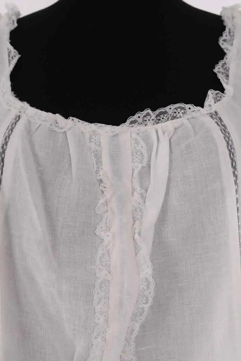 Blouse Sézane Blanc en Lin