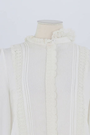 Blouse Sézane Blanc en Polyester