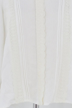 Blouse Sézane Blanc en Polyester