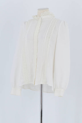 Blouse Sézane Blanc en Polyester