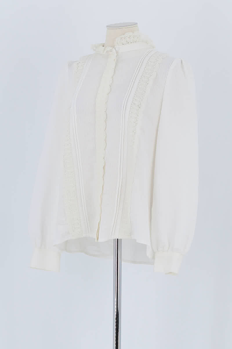 Blouse Sézane Blanc en Polyester