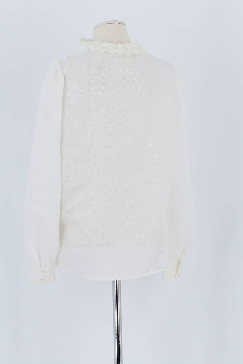 Blouse Sézane Blanc en Polyester