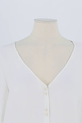 Blouse Sézane Blanc en Polyester