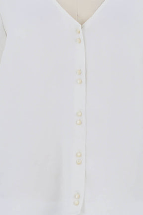 Blouse Sézane Blanc en Polyester