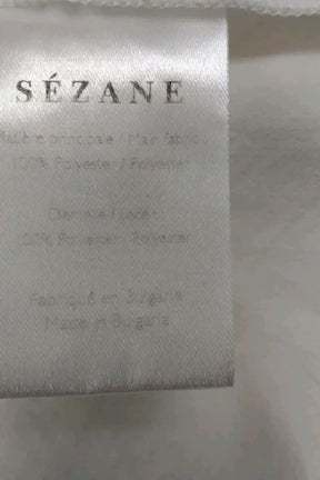 Blouse Sézane Blanc en Polyester