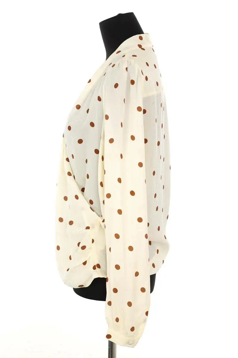 Blouse Sézane Blanc en Soie