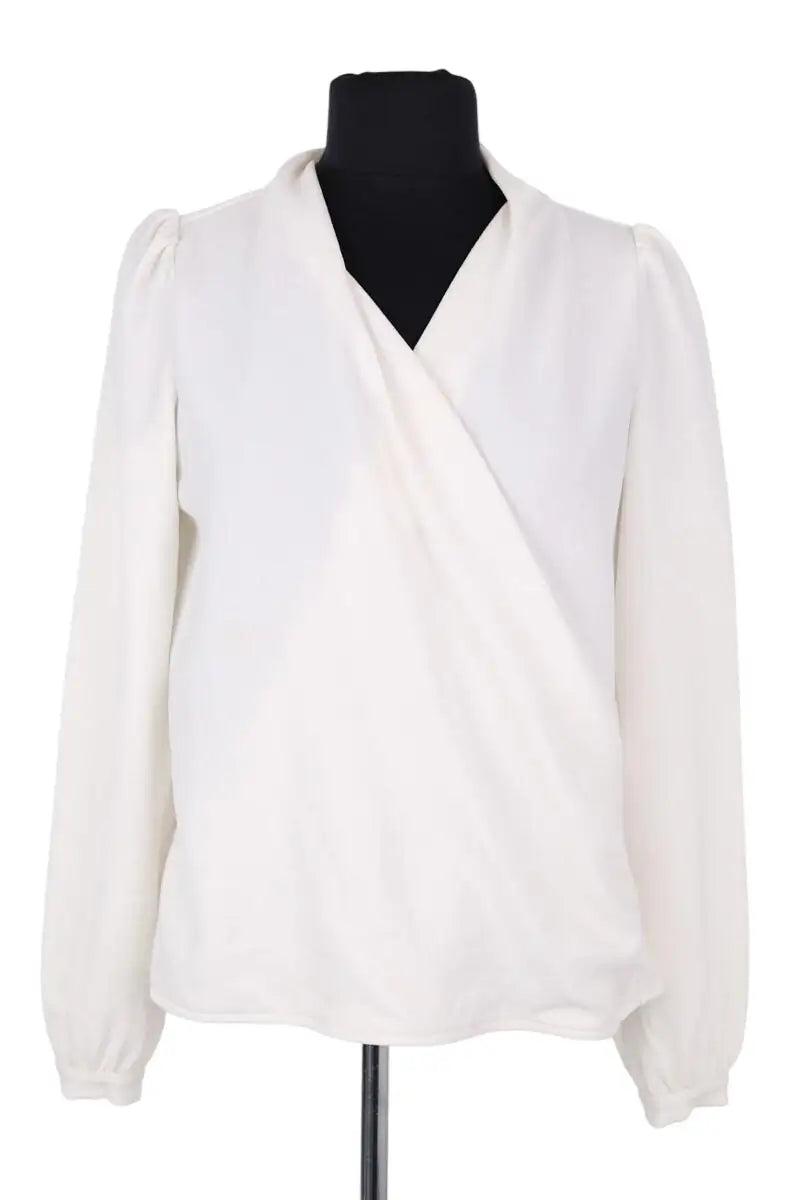 Blouse Sézane Blanc en Synthétique, taille XS - Seconde Main