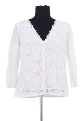 Blouse Sézane Blanc en Viscose, taille M - Seconde Main