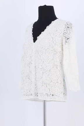 Blouse Sézane Blanc en Viscose