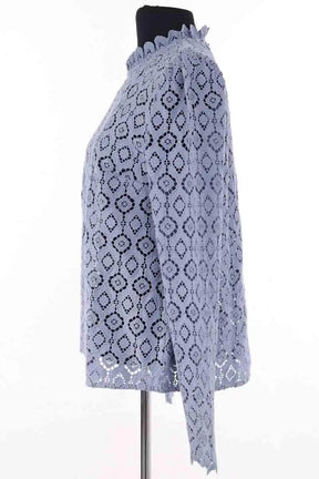 Blouse Sézane Bleu en Coton