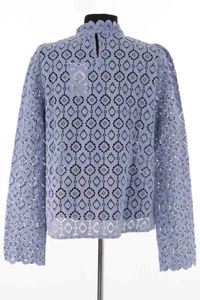 Blouse Sézane Bleu en Coton