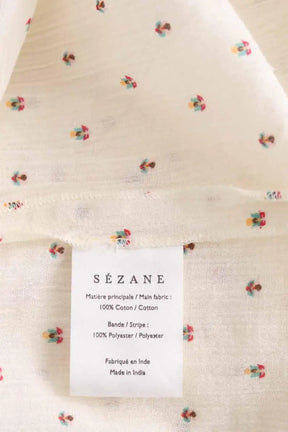 Blouse Sézane Ecru en Coton