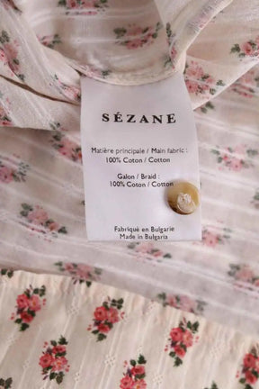 Blouse Sézane Ecru en Coton