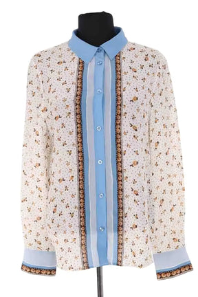 Blouse Sézane Ecru en Soie, taille M - Seconde Main