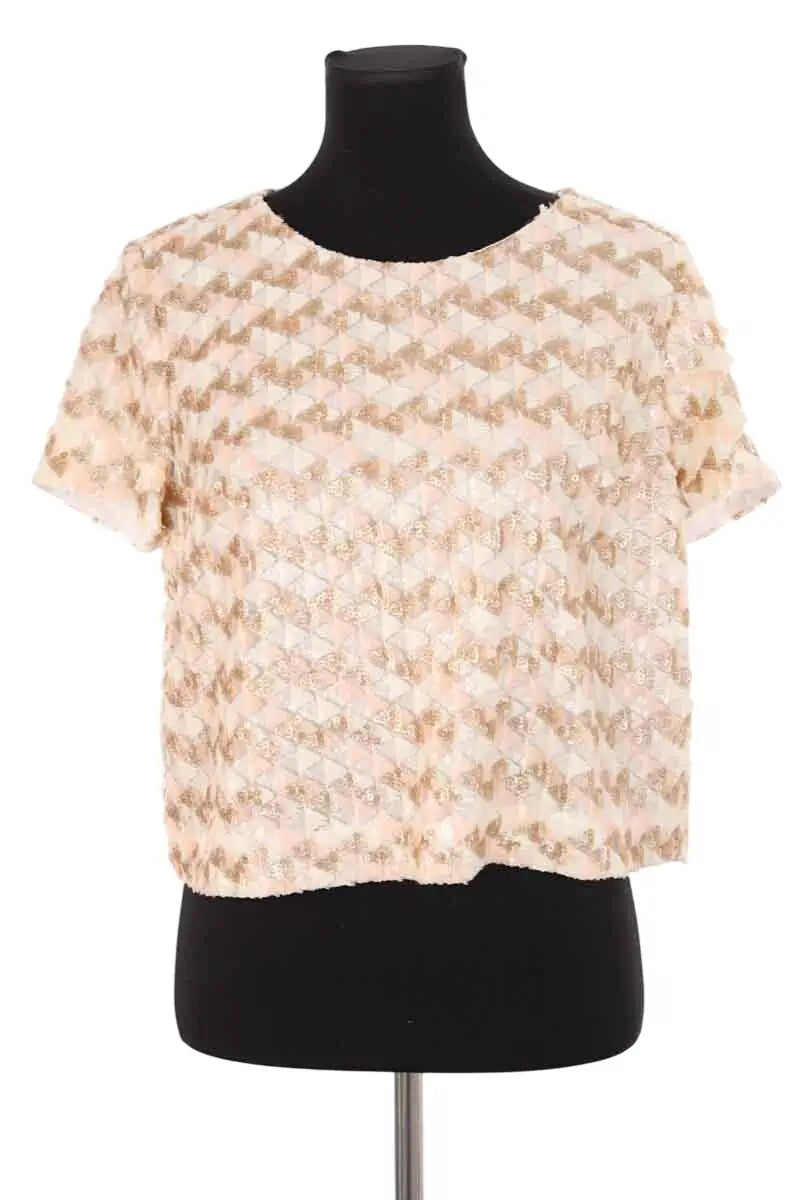 Blouse Sézane Holy sequins Multicolore en Paillettes, taille XL - Seconde Main