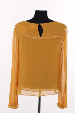 Blouse Sézane Jaune en Synthétique