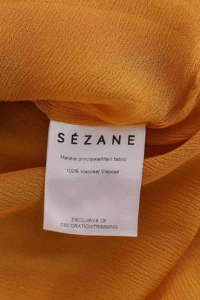 Blouse Sézane Jaune en Synthétique