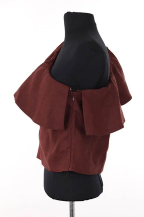 Blouse Sézane Marron en Lin
