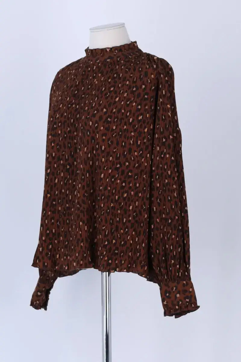 Blouse Sézane Marron en Synthétique