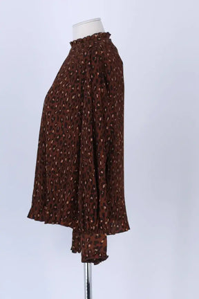 Blouse Sézane Marron en Synthétique