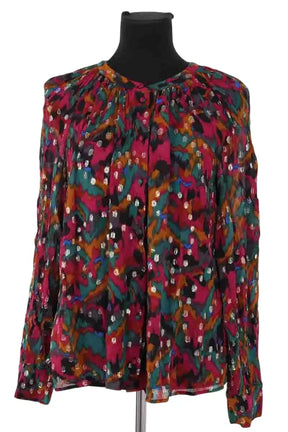 Blouse Sézane Multicolore en Synthétique, taille XXL - Seconde Main