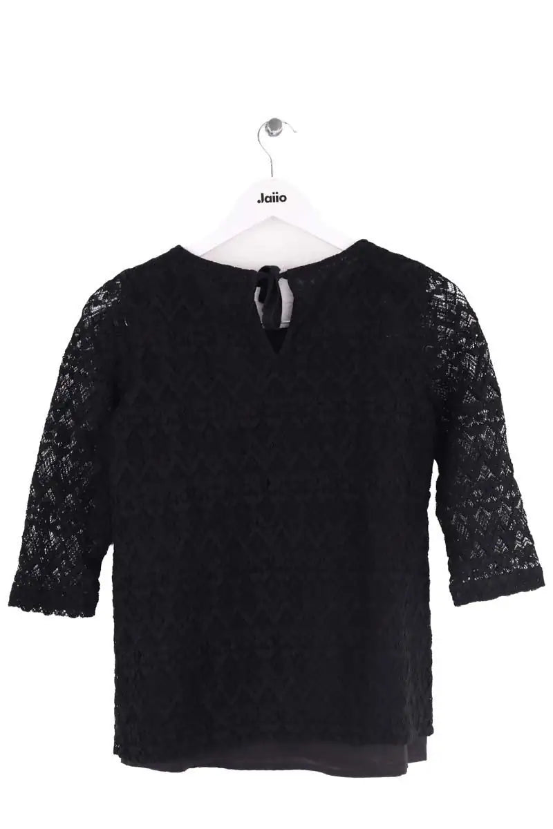 Blouse Sézane Noir en Coton