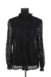 Blouse Sézane Noir en Coton, taille XXL - Seconde Main