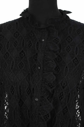 Blouse Sézane Noir en Coton