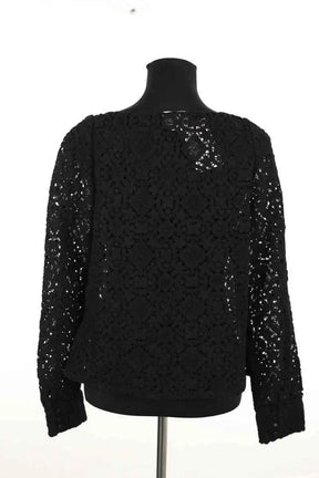 Blouse Sézane Noir en Coton