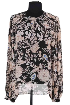 Blouse Sézane Noir en Synthétique, taille M - Seconde Main