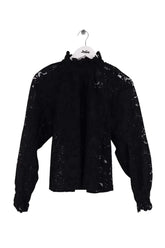 Blouse Sézane Noir en Synthétique, taille XS - Seconde Main