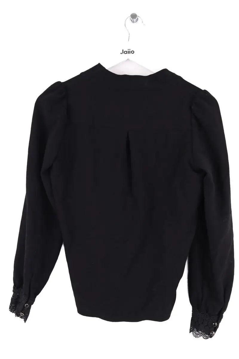 Blouse Sézane Noir en Synthétique