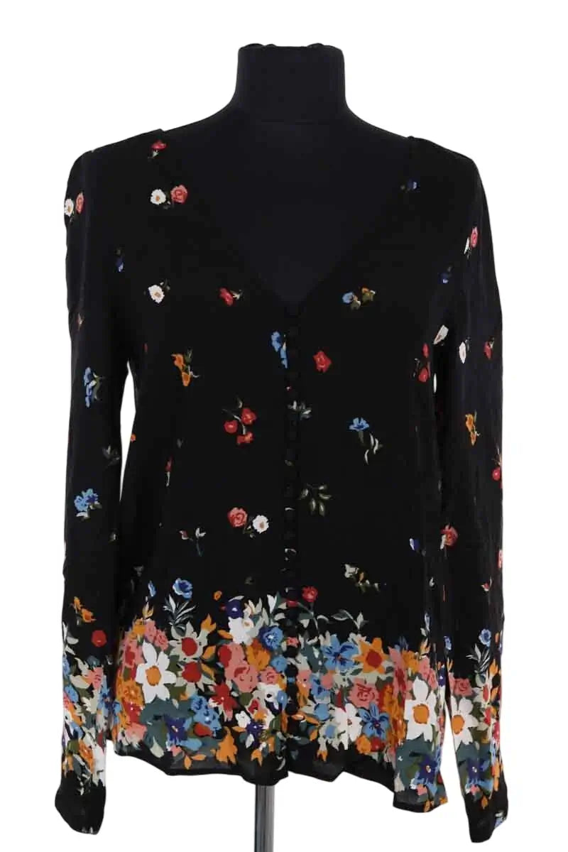 Blouse Sézane Noir en Viscose, taille S - Seconde Main