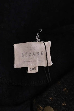 Blouse Sézane Noir en Viscose