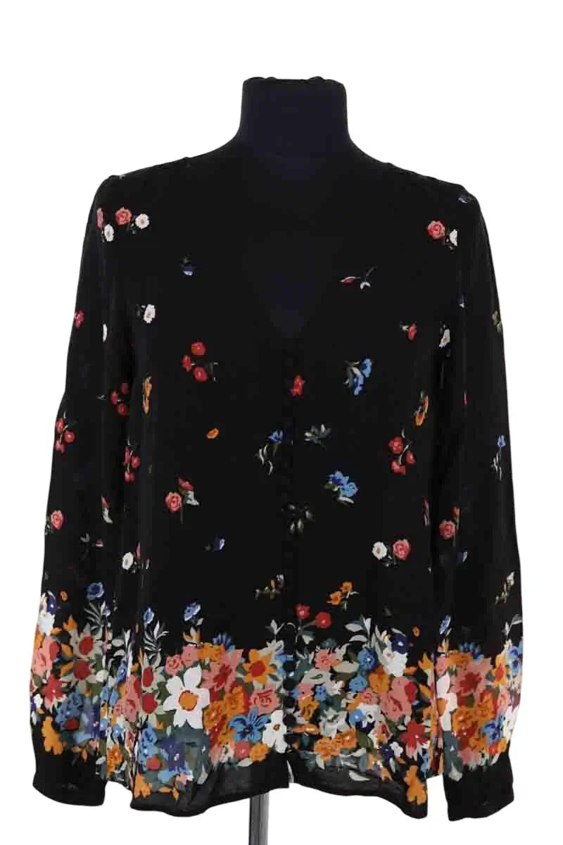 Blouse Sézane Noir en Viscose, taille XS - Seconde Main