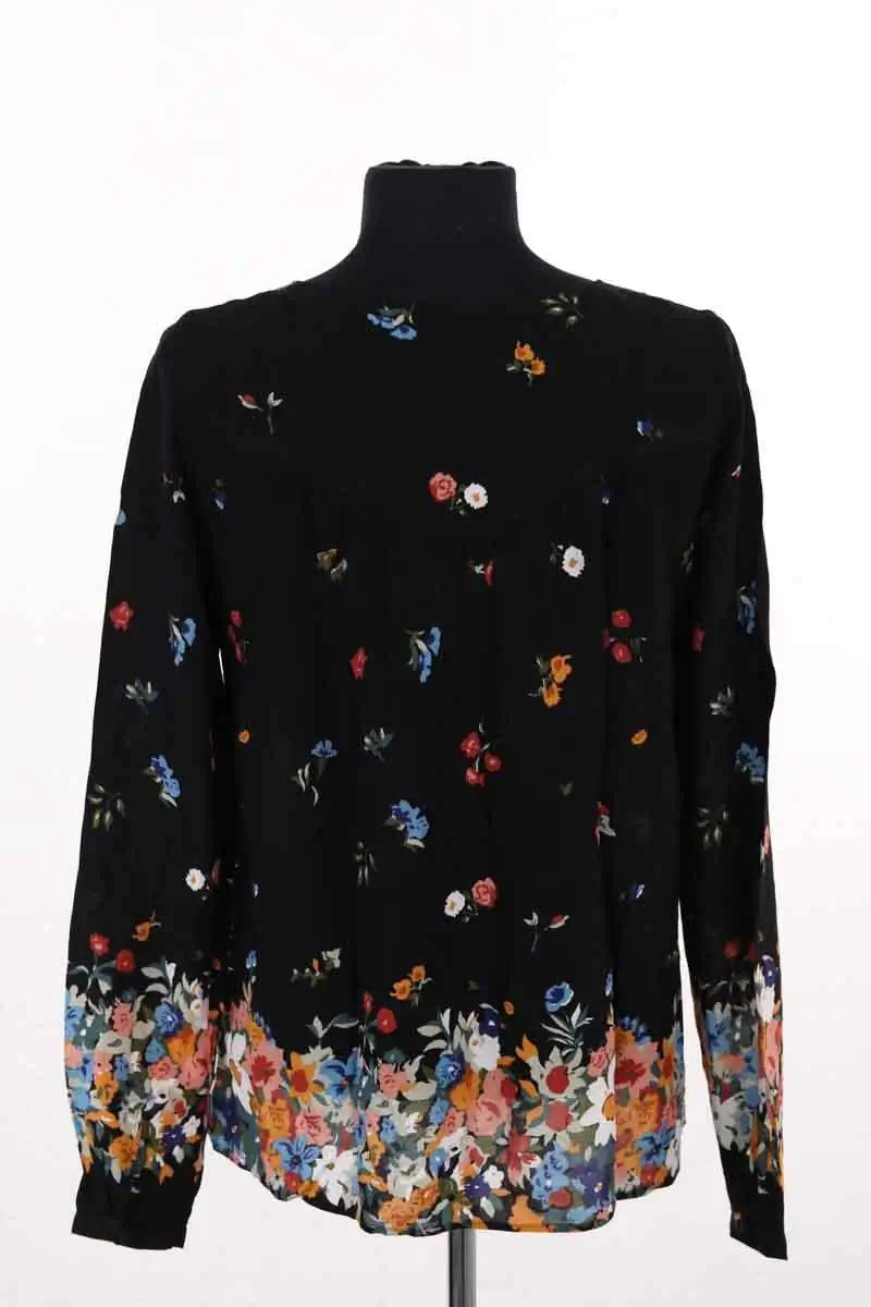 Blouse Sézane Noir en Viscose