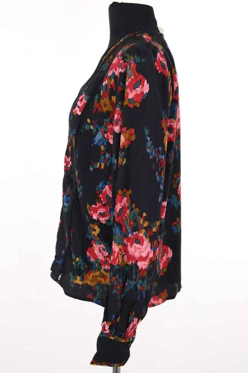 Blouse Sézane Noir en Viscose