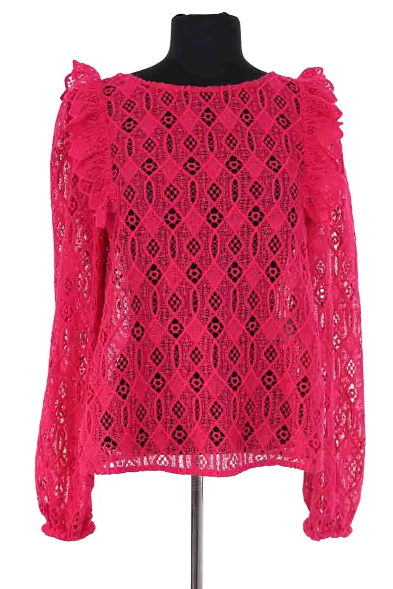 Blouse Sézane Rose en Coton, taille M - Seconde Main