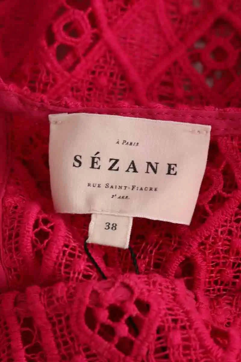 Blouse Sézane Rose en Coton